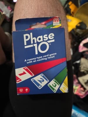 Mattel Phase 10 Card Game - Rummy-type Card Game With a Twist 2-6 Player 7+ - Image 1