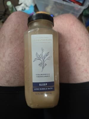 BATH & BODY WORKS Aromatherapy Chamomile + Bergamot Luxe Bubble Bath 15 oz Used - Image 1