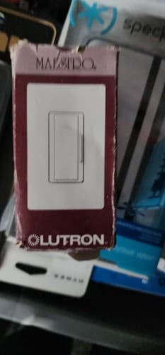 Lutron Maestro Multi Location Dimmer Light Control Electrical Companion White - Image 1