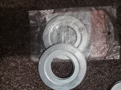 Halex 2 In. to 1-1/4 In. Plated Steel Rigid Reducing Washer 26864 - Image 1