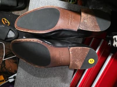 Rockport Men's Split Toe Dress Shoes Size 13 Leather Black - Thumbnail 4