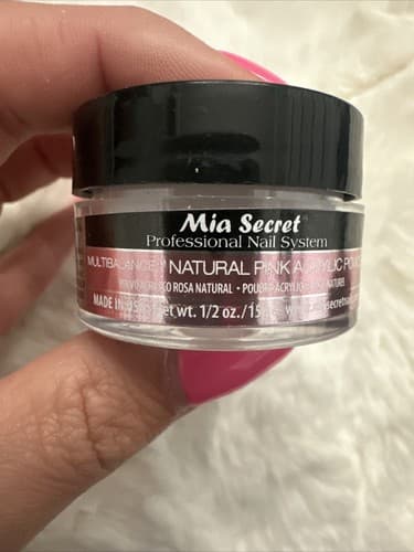 Mia Secret FROSTED PINK Nail Trendy Acrylic Powder 0.5 Ounce - Image 1