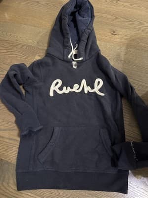 RUEHL No.925 Greenwich NY Navy Hoodie Pullover Women’s Small - Image 1