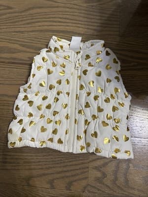 Healthtex Baby Size 0-3M Full Zip Sleeveless Vest - Image 1