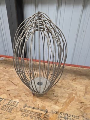 60 Quart Qt Hobart VMLH60D Stainless Steel Wire Whisk Whip NSF #4346 Classic - Image 1