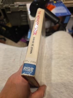 The Mongol Mask – David St. John – 1968 First Edition Hardcover DJ Ex-Library Sp - Thumbnail 4