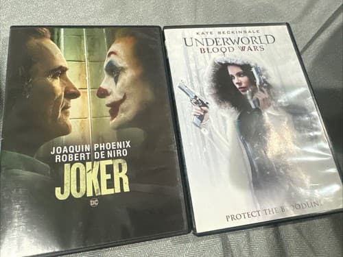 Joker And Underworld Blood Wars Lot Of 2 DVD Movies - Image 1