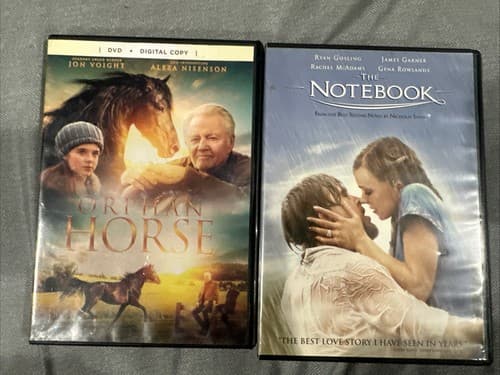 The Notebook And Orphan Horse Lot Of 2 Romance Movies DVD - Image 1