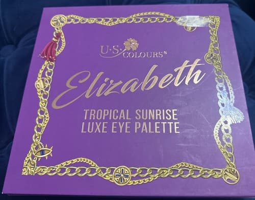 U•S• Colours Eyeshadow Palette - Elizabeth Tropical Sunrise Luxe Eye Palette - Image 1
