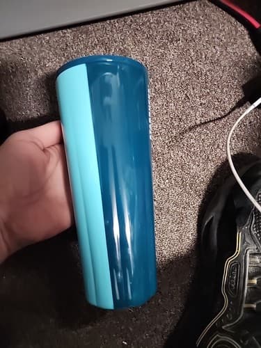 Starbucks 2022 Two Tone Blue Teal Green Stainless Steel Cold Cup Tumbler 24 Oz - Thumbnail 3