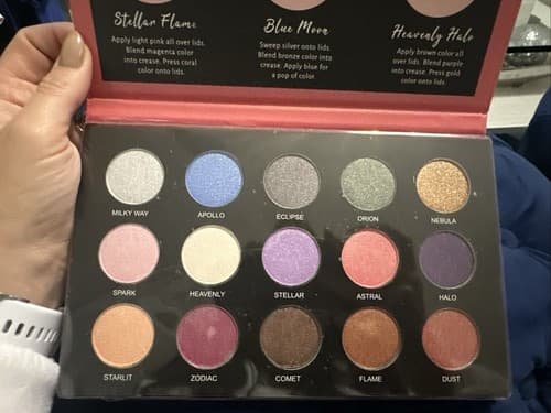 Beauty Treats Eyeshadow Palette Starlit 15 Pressed Glitter Powders - Thumbnail 2
