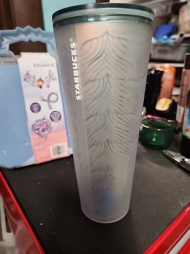 Starbucks Mermaid Tail Cold Tumbler 24oz Iridescent Undersea Cup 2021 - Image 1