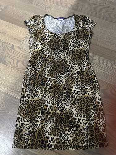 Hot Gal Animal Leopard Print Dress Size Small - Image 1