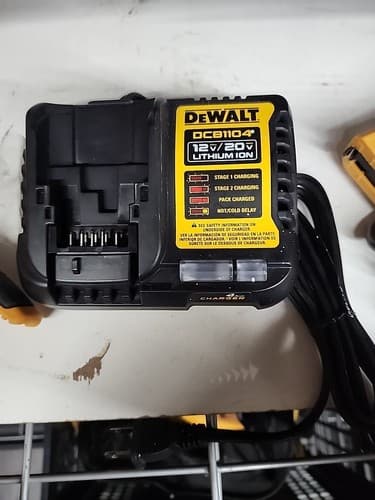 DEWALT DCB1104 20V MAX Li-ion Fast Battery Charger Replaces DCB115 / DCB112 - Image 1