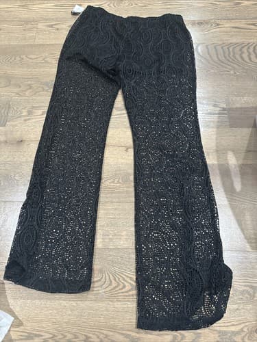 Rue21 Size Large Black See Through Leg Stretch Pants Size XL New - Image 1