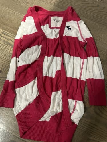 Abercombie & Fitch Womens Small Knit Long Sleeve Cardigan Sweater - Image 1