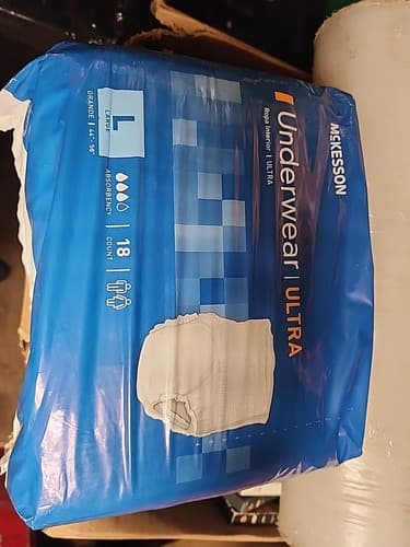 McKesson Disposable Pull Up On Incontinence Ultra Underwear Diapers 54 COUNT - Image 1