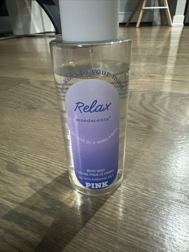 VICTORIA’S SECRET PINK RELAX MOODSCENTS BODY MIST SPRAY SPLASH 3/4 Full - Image 1