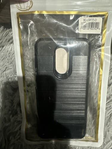 Emax Brushed Hybrid Case for LG Aristo 4 Plus - Black - Image 1