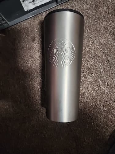Starbucks Silver 24oz Stainless Steel Tumbler 2021 BRAND NEW - Thumbnail 2