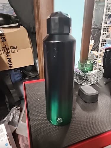Starbucks Green Ombre Stainless Steel Bottle Tumbler Travel Mug 20 oz 8/2 - Image 1