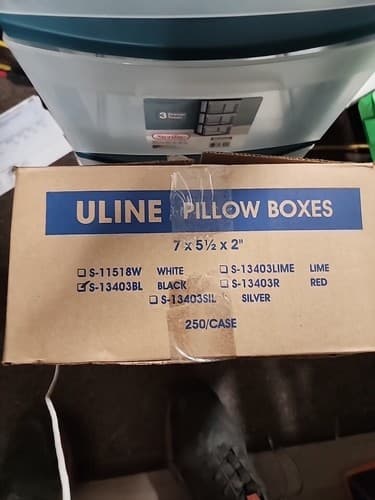 Paper Carton Pillow Boxes Cardboard Containers Packaging Storage Decor 250pcs - Thumbnail 2