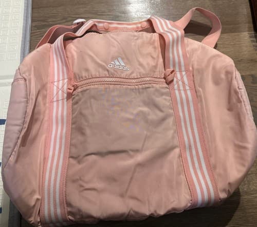 Adidas Small Duffle Bag Pink Gym Sports Bag - Image 1