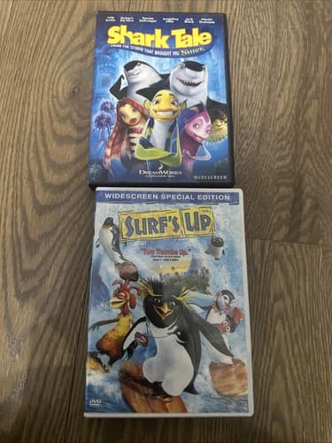 Shark Tale And Surfs Up Lot Of 2 Kids DVD (Widescreen Edition) - Image 1