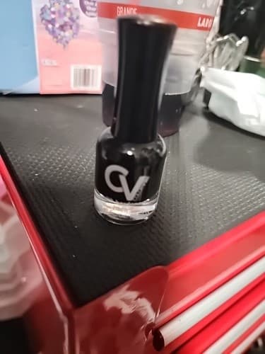 LA Colors Color Vibe Nail Polish # CV002 Back To Black With Hardeners - Image 1