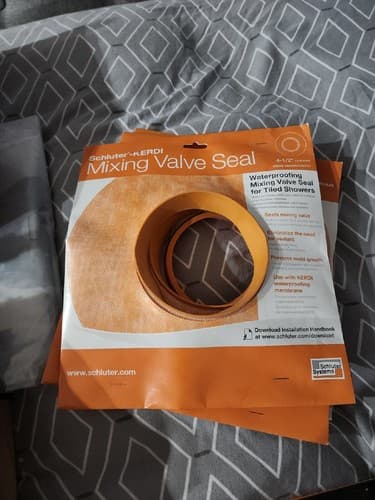 Schluter-Kerdi 4 1/2" Mixing Valve Seal Brand New KMSMV235/114 Free Shipping - Image 1