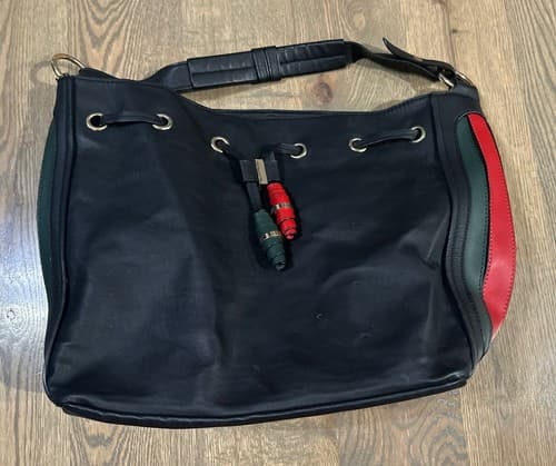 Womens Black Shoulder Bag Size Medium - Image 1