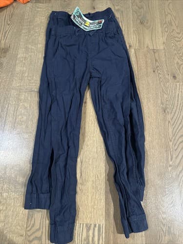 Swiss Cross 2 Pack ~ Toddler Boys' Twill Jogger Pants Navy Size M 10/12 - Image 1