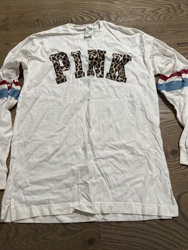 Victoria's Secret PINK Long Sleeve Shirt Size Small - Image 1