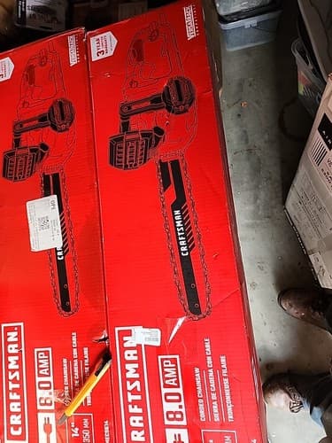 CRAFTSMAN 8 Amps 14-in Corded Electric Chainsaw, CMECS614 - Thumbnail 2