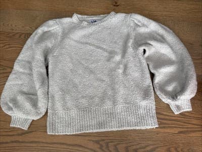 Womens Vylette Crew Neck Sweater, M Gray