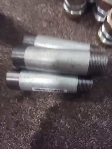 Rigid Galvanized Conduit Nipple 1-1/4" 6" Electrical Fitting RN 125x1000 (3) - Image 1