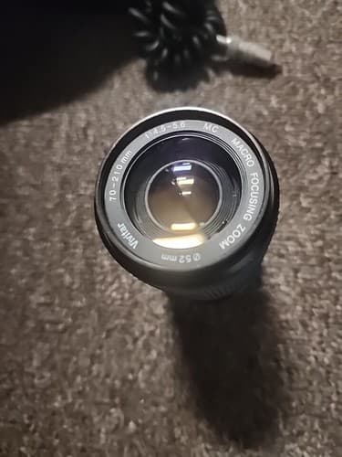 Ricoh KR-10 Black 35mm SLR Film Camera with 50mm F2 Pentax Lens - Thumbnail 7