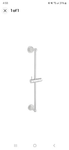 ​Speakman SA-1102 Alexandria 25-3/4 in. Shower Slide Bar in Polished Chrome