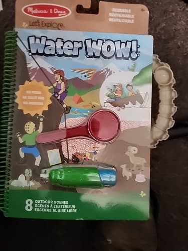 Melissa And Doug Lets Explore Water Wow Outdoor Adventure Reusable Activity Pad - Image 1