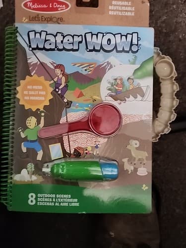 Melissa And Doug Lets Explore Water Wow Outdoor Adventure Reusable Activity Pad - Thumbnail 2