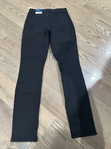 Old Navy Women's High-Rise Black Straight Jeans Size 4 (small) - Thumbnail 3