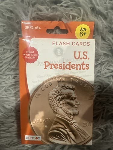 PRESIDENTS of the United States FLASH CARDS Bendon 36 Cards 2015 - Image 1