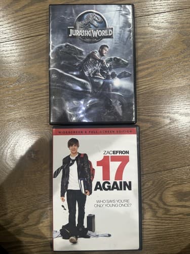 Jurassic World - DVD And Zac Efron 17 Again Widescreen & Full Screen Edition - Image 1