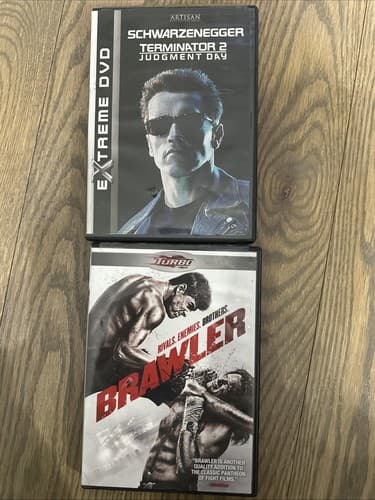 Terminator 2: Judgment Day (Extreme DVD) Brawler Lot Of 2 Movies