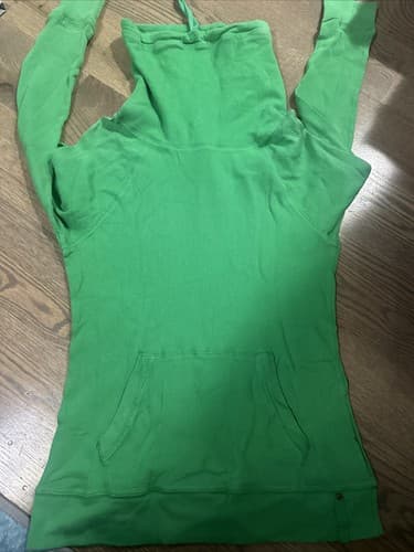 Lauren Ralph Lauren Active Shirt Womens Large Green Turtleneck - Image 1