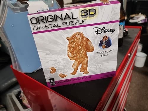 BePuzzled 3D Crystal Puzzle - Disney Prince Adam/Beast (Brown): 49 Pcs - Image 1