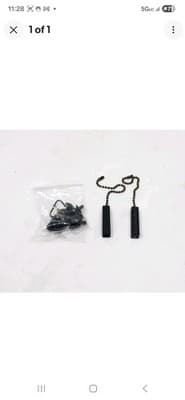 HAMPTON BAY Melrose 52 in. Bronze Ceiling Fan Hardware Kit & Pull Chains - Image 1