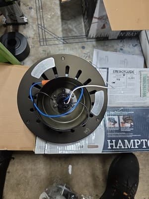 Hampton Bay Wellston 44 in. LED Oil Rubbed Bronze Ceiling Fan Replacement Motor - Thumbnail 2