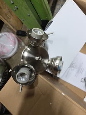 Light Kit for Hampton Bay Glendale III 52in Ceiling Fan 1007887334 - Image 1