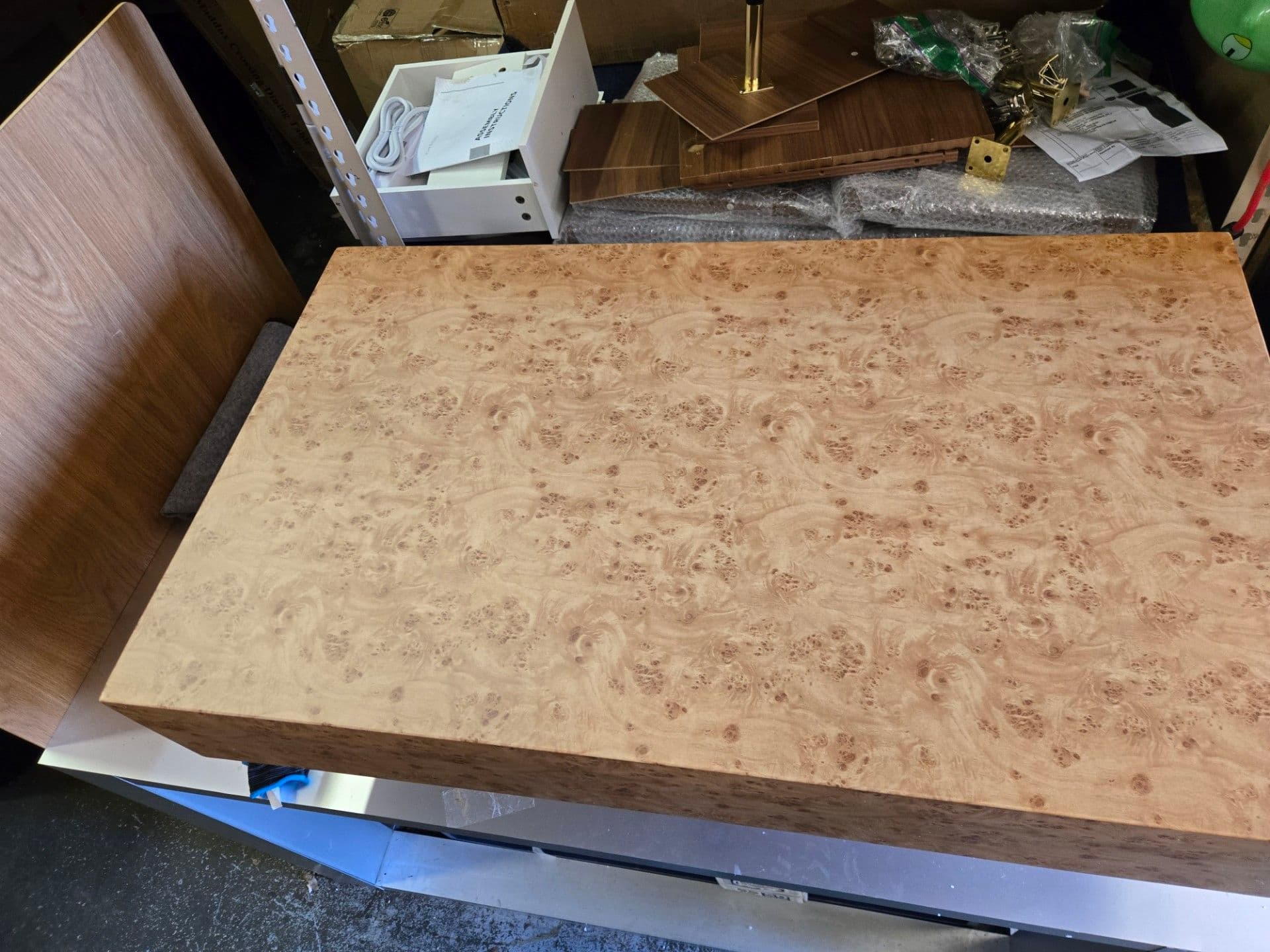 Faux burl coffee table - Thumbnail 4